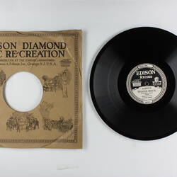 Disc Recording - Edison, Double-Sided, 'Mal D'Amore'& 'Spiagge Amate', 1923-29