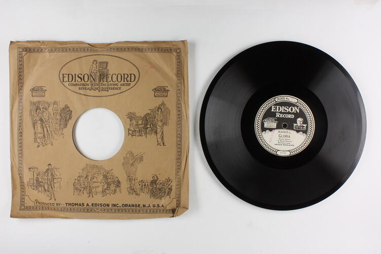 Disc Recording - Edison, Double-Sided, 'Gloria' & 'Crucifix',1919-1929