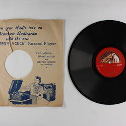 Disc Recording - His Master's Voice, Double Sided, 'Ecco Ridente In Cielo (Dawn With Her Rosy Mantle)' & 'Se Il Mio Nome (If My Name)' (Rossini), 1927-1956