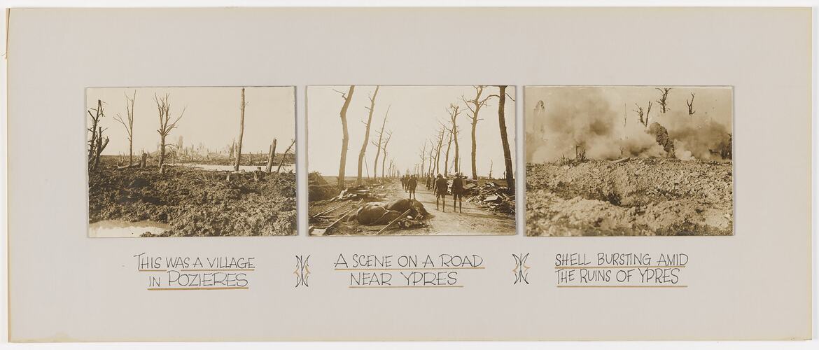 Photographs - 'This Was a Village in Pozieres'