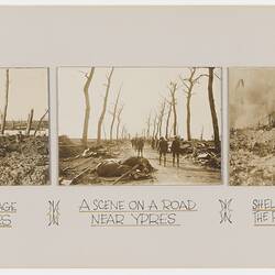 Photographs - Battlefields, Pozieres & Ypres, World War I, 1914-1918