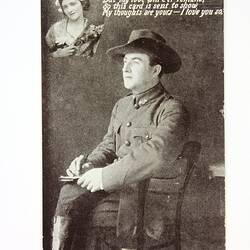 Postcard - 'For Love's Sake', Will (Bill) Nairn to Mother, World War I, 5 May 1918
