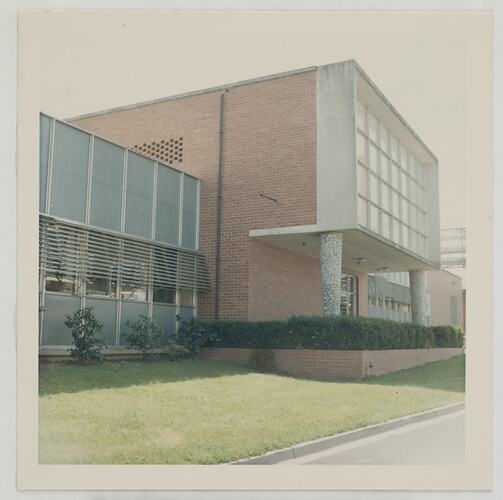 Exterior of Building 7, Testing Department, Kodak Factory, Coburg, circa 1960s
