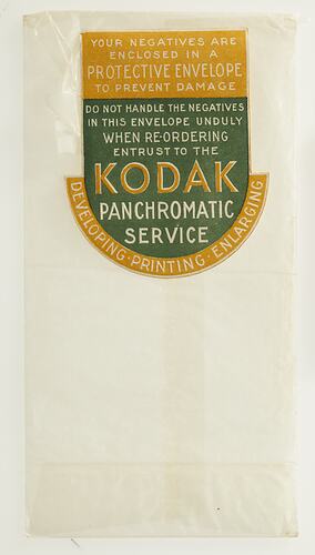 Film Envelope - Kodak Panchromatic Service, circa 1940s