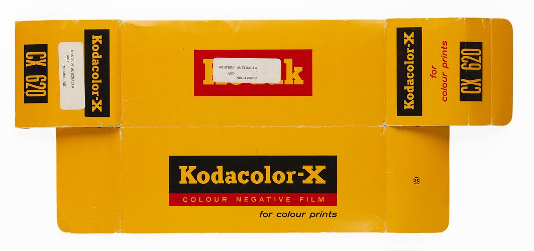Box - Display, Kodak, Kodacolor-X, 620 film, circa 1960s