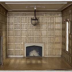 Dolls' House - F.A. Clemons, 'Pendle Hall', 1940s, Room 13, Dining Room, Empty