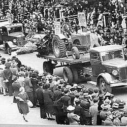 Photograph - H.V. McKay Massey Harris, Fourth Liberty Loan Campaign Parade, Melbourne, Victoria, Oct 1943
