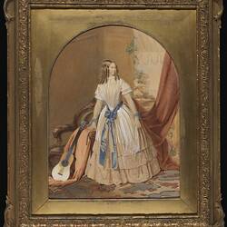 Painting - 'Eliza Wallen', H. C. Schiller, Watercolour & Gouache, Framed, 1854