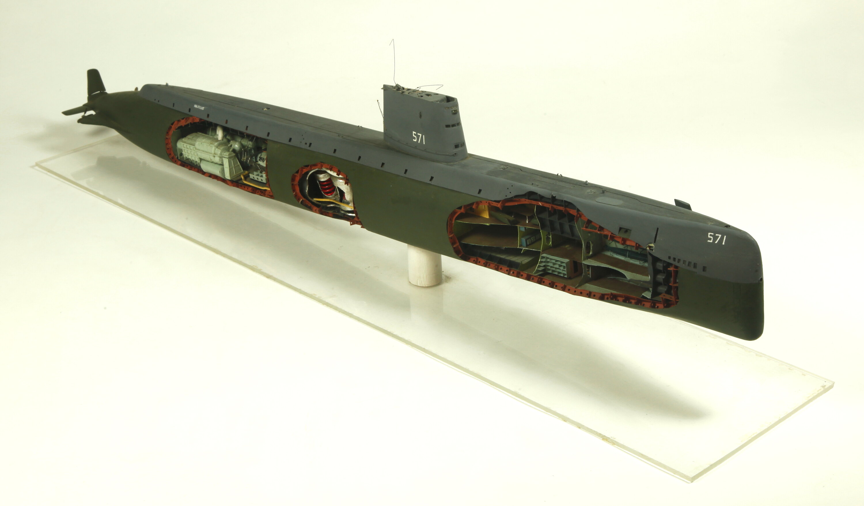 Nuclear Submarine Model - USS Nautilus, United States Navy