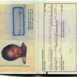 Passport - Australian, Martha Mavis Sylvia Motherwell, 1981-1986