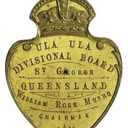 Medal - Edward VII Coronation, Ula Ula Divisional Board, 1902 AD