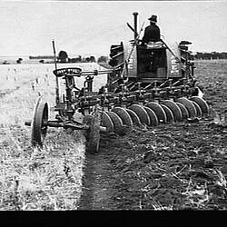Photograph - H.V. McKay Massey Harris, Farm Equipment Manufacture & Field Trials, Mount Duneed, via Geelong, Victoria, Apr 1930