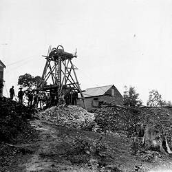 Negative - Gold Mine, Diamond Creek, Victoria, circa 1905