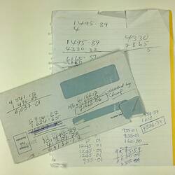 Financial Notes - Handwritten, Mary Jock Bukjock, Melbourne, 2000s