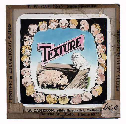 Lantern Slide - Universal Opportunity League, 'Texture'