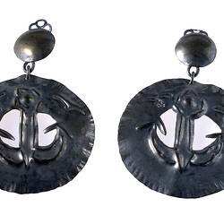 Pair of Earrings - Marcos Davidson, Anchors, 1987