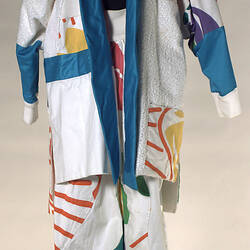 Jacket & Pants - Prue Acton, `Gone Troppo', Printed Silk, 1985