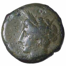 Coin -  Ae17, Siculo-Punic, Sicily, circa 400 BC