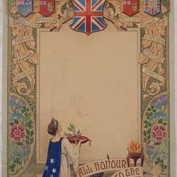 Honour Certificate, World War I