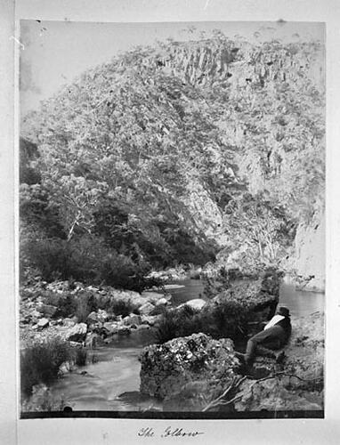 The Working Man's College Photo-Club. Camp-Outings. "WERRIBEE GORGE" Novembers 1895, 1896.  The Elbow.