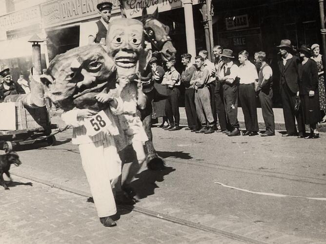 Photograph - Street Parade, Ballarat, 1935