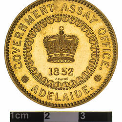 Five Pound 1852 Adelaide Assay Office