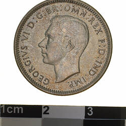Coin - 1 Shilling, Australia, 1943