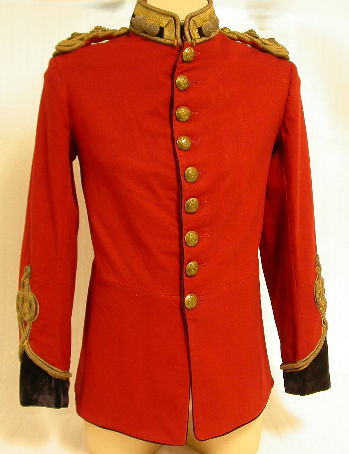 Tunic - Officer, Victorian Engineers, Scarlet, circa 1893
