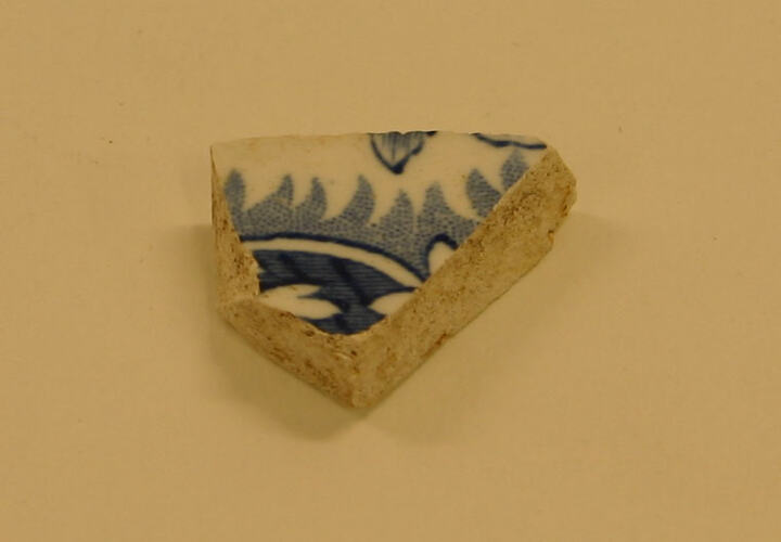 ceramics - earthenware  includes fragments of the saucer described below