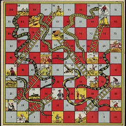Board Game - 'Ace'. Three Indoor Games,1930s