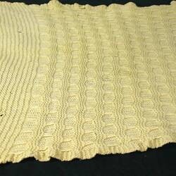 Baby Blanket - Yellow Wool, circa 1950s