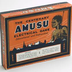 Board Game - 'The Centenary AMUSU Electrical Game', Impex Print & Cartoon Co, 1933