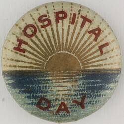Badge - 'Hospital Day', World War I, 1914-1919