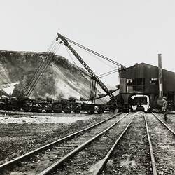 Photograph - State Electricity Commission, Bucket Dredger, Open Cut, Yallourn, circa 1953