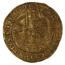 Coin - Half-Noble, Edward III, England, 1363-1369