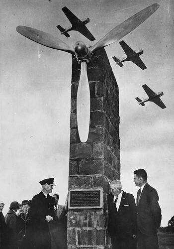 Photograph - Duigan Flight Memorial Dedication, 1960