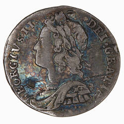 Coin - Twopence, George II, England, Great Britain, 1729 (Obverse)