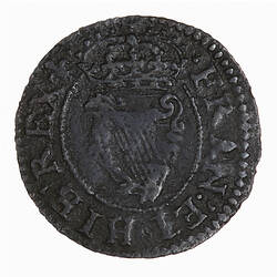 Token - Royal Farthing, Charles I, Great Britain, 1634-1635 (Reverse)