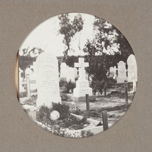 Digital Image - World War I, Graveyard, Egypt, 1915-1917
