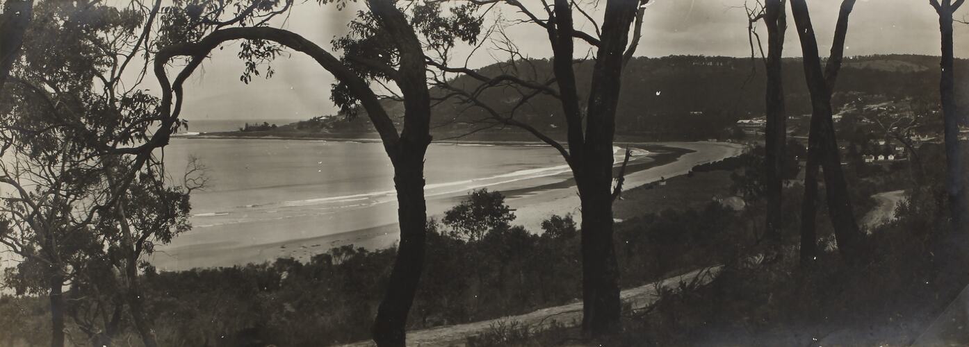 Photograph - Coastal Landscape, Lorne District, Victoria, circa 1920s