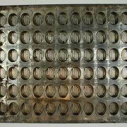 Chocolate Mould - Oval Shape, Red Tulip, Melbourne, circa 1910-1950