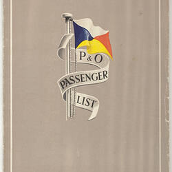 Booklet - P&O Passenger List