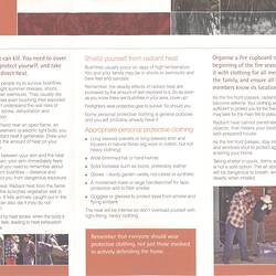 Pamphlet raising awareness about radiant heat.