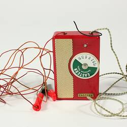 Pocket Radio - Eastern, 'Germanium' Type ER 22, Red, circa 1965