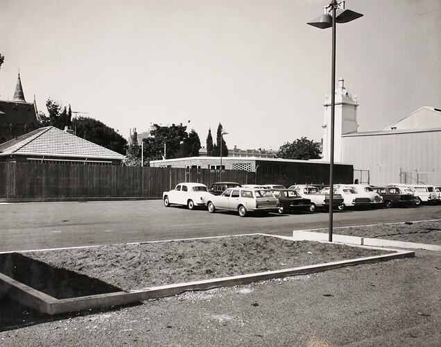 Photograph - Redeveloped Site of Northern Section of Eastern Annexe, Exhibition Building, Melbourne, 1972