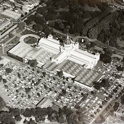 Photograph - Aerial View of the Royal Exhibition Building from North West, Melbourne, 1981