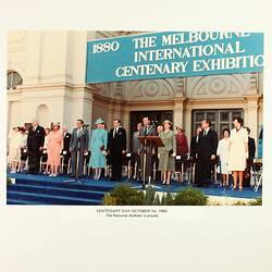 Photograph - Centenary Day, Royal Exhibition Buildings, 1 October 1980