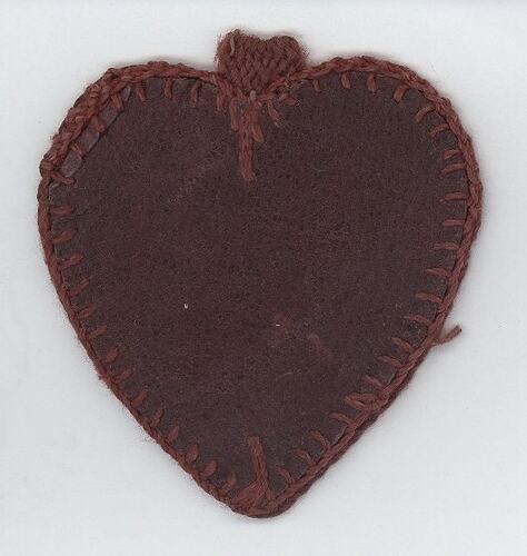 Pouch - Heart Shaped, circa 1916
