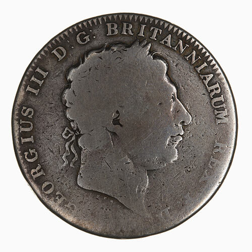 Coin - Crown, George III, Great Britain, 1818-1819 (Obverse)