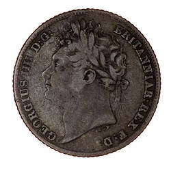 Coin - Sixpence, George IV, Great Britain, 1824